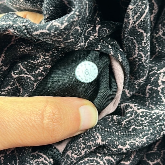 Lululemon Align Pant *Full Length 28" Lacescape Spanish Rose Black - Picture 4 of 5